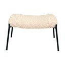 Kremowy podnóżek z imitacji futra Glasgow – House Nordic