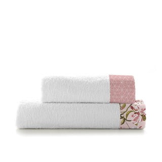 Zestaw 2 bawełnianych ręczników Happy Friday Basic Chinoiserie Rose