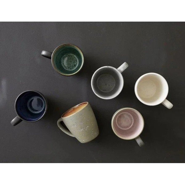 Czarne/ciemnoniebieskie kubki zestaw 4 szt. ceramiczne 300 ml Gastro Black/Mix – Bitz-image-1