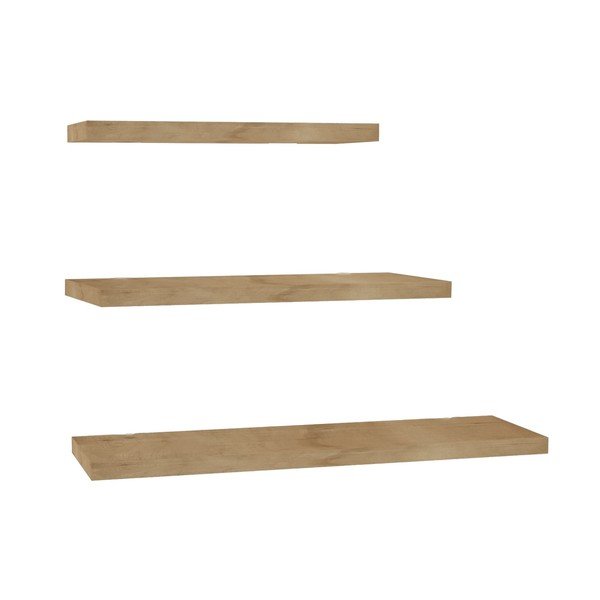 Półka w dekorze dębu zestaw 3 szt. Leila – Kalune Design