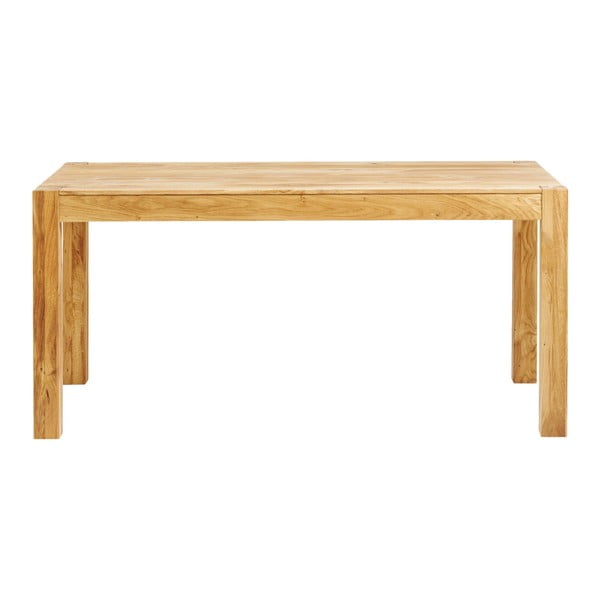 Stół do jadalni z drewna dębowego Kare Design Attento, 140x80 cm