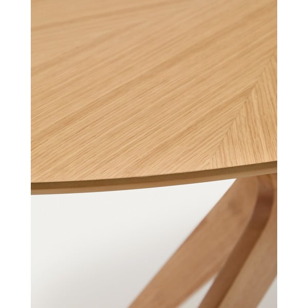 Stół z blatem w dekorze dębu 110x180 cm Naanim – Kave Home-image-3