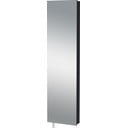 Antracytowa szafka pod przedpokoju 50x195x18 cm Rotary – Germania