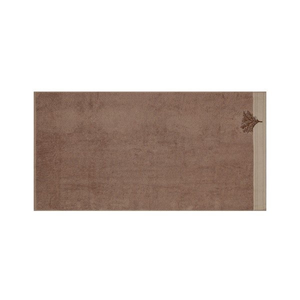 Zestaw 2 brązowych ręczników bawełnianych Infinity, 70x140 cm-image-1