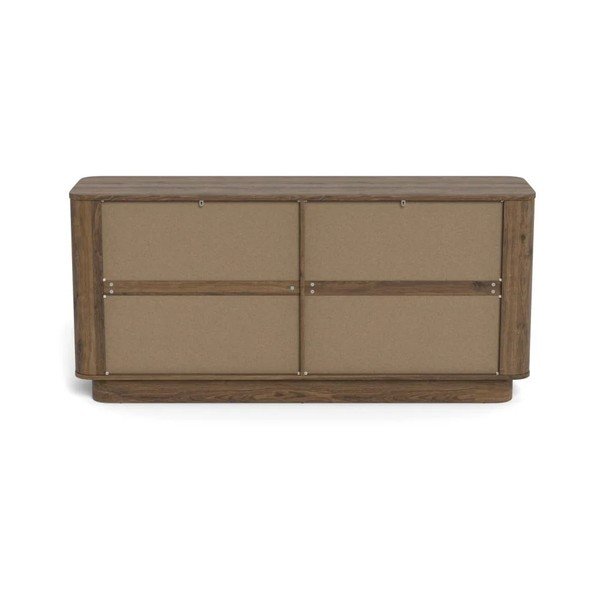 Komoda w dekorze dębu w ciemnym naturalnym kolorze 160x75x40 cm Atmore – Actona-image-3