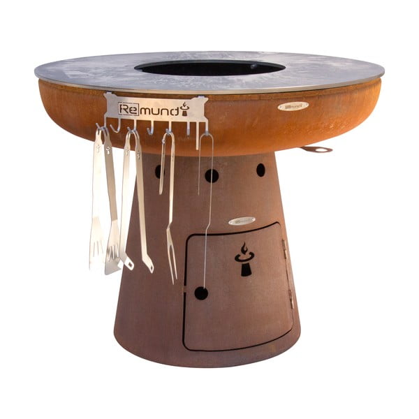 Grill na węgiel drzewny ø 102 cm Nero L – Remundi-image-3