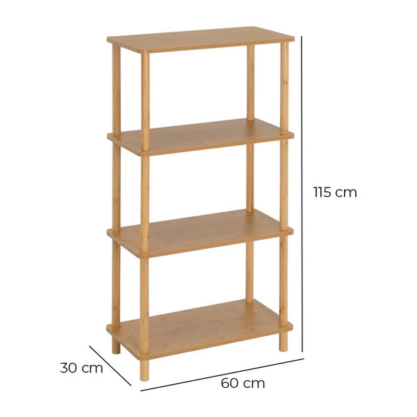 Regał w naturalnym kolorze 60x115 cm – Casa Selección-image-4