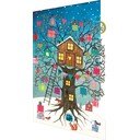 Kartki zestaw 5 szt. ze świątecznym motywem Treehouse  – Roger la Borde