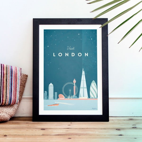 Plakat Travelposter London, 30 x 40 cm-image-1
