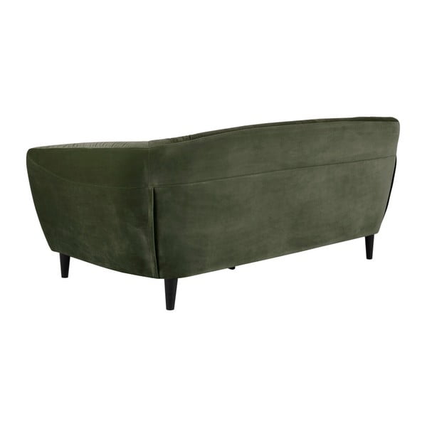 Zielona aksamitna sofa Actona Ria, 191 cm-image-2