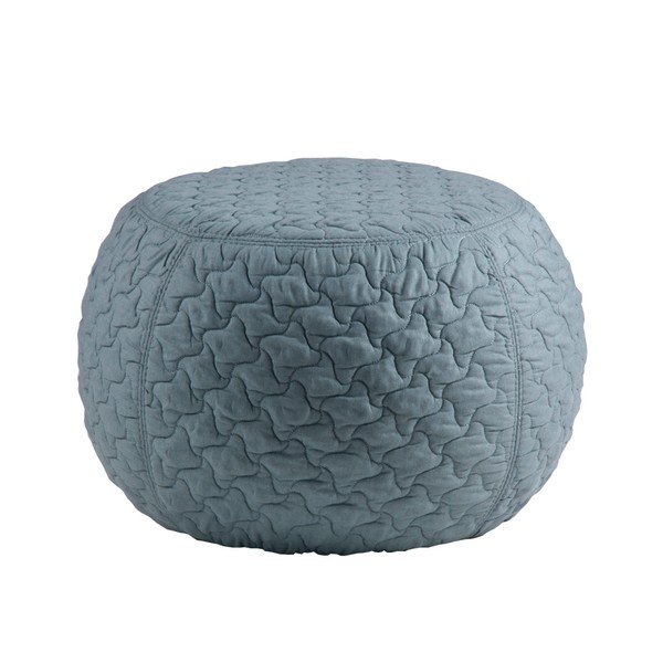 Niebieski puf sømcasa Enzo, ⌀ 55 cm