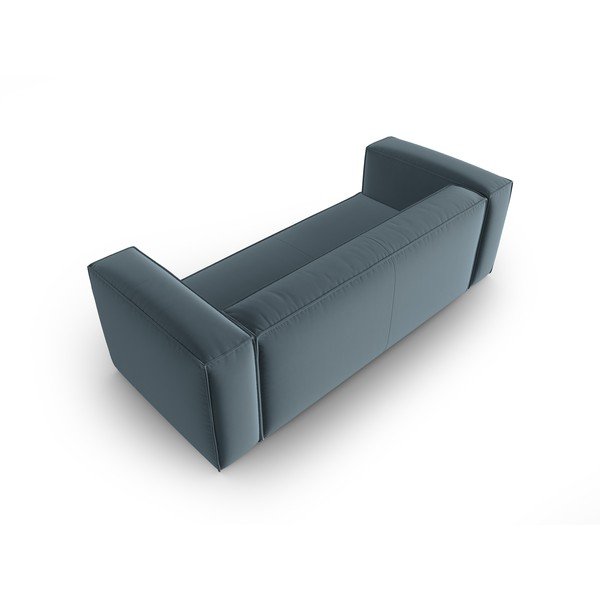 Niebieska aksamitna sofa 200 cm Mackay – Cosmopolitan Design-image-3