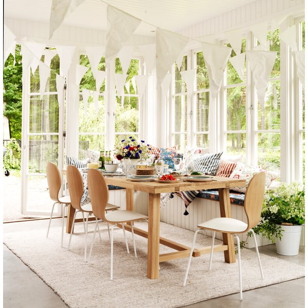 Stół ze szlifowanego drewna dębowego Rowico Brooklyn, 220x95 cm-image-1