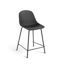 Ciemnoszary metalowo-plastikowy hoker ogrodowy Quinby – Kave Home