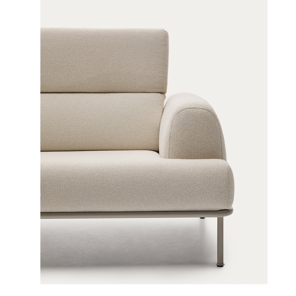 Beżowa sofa z tkaniny szenilowej 234 cm Aurum – Kave Home (zdjęcie 7)