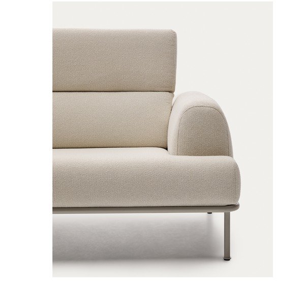 Beżowa sofa z tkaniny szenilowej 234 cm Aurum – Kave Home-image-4