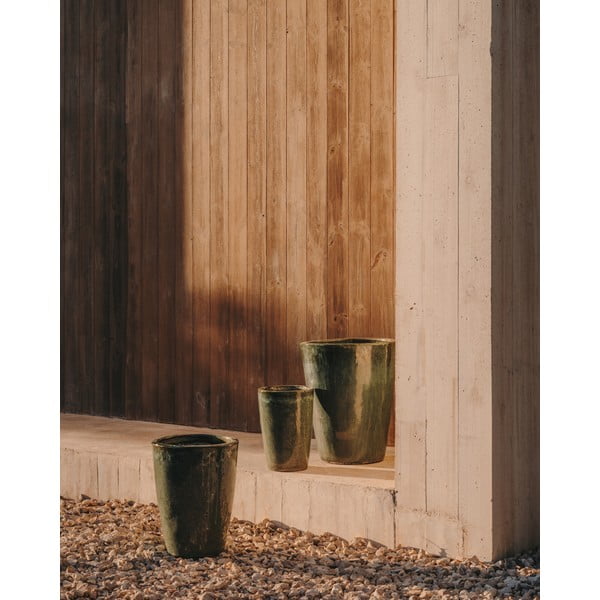 Terakotowe doniczki zestaw 3 szt. ø 47 cm Rotja – Kave Home-image-1