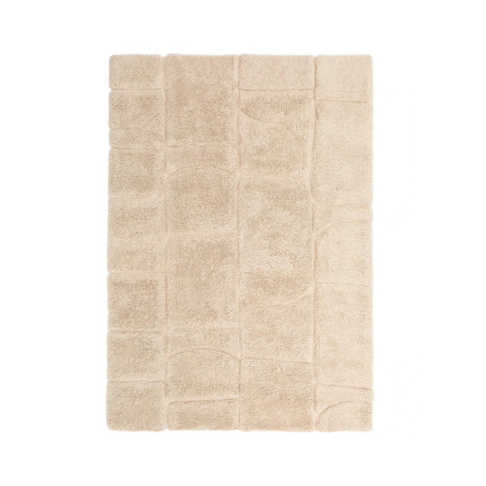 Kremowy wełniany dywan tkany ręcznie 200x300 cm Nak – Kave Home