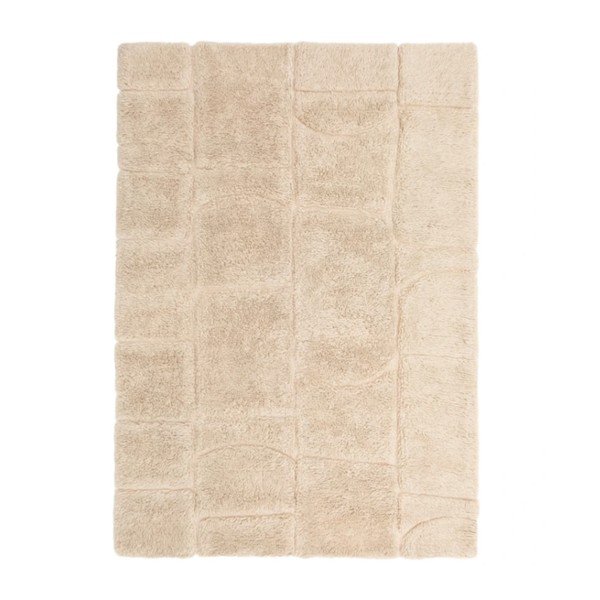 Kremowy wełniany dywan tkany ręcznie 200x300 cm Nak – Kave Home