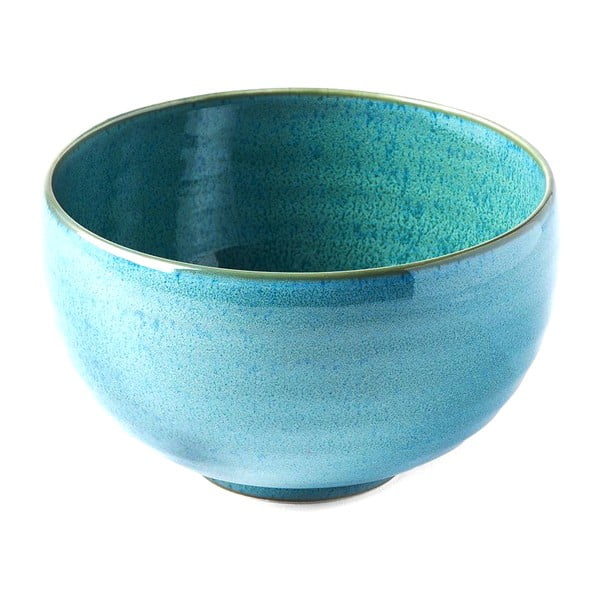 Turkusowa ceramiczna miska MIJ Peacock, ø 13 cm