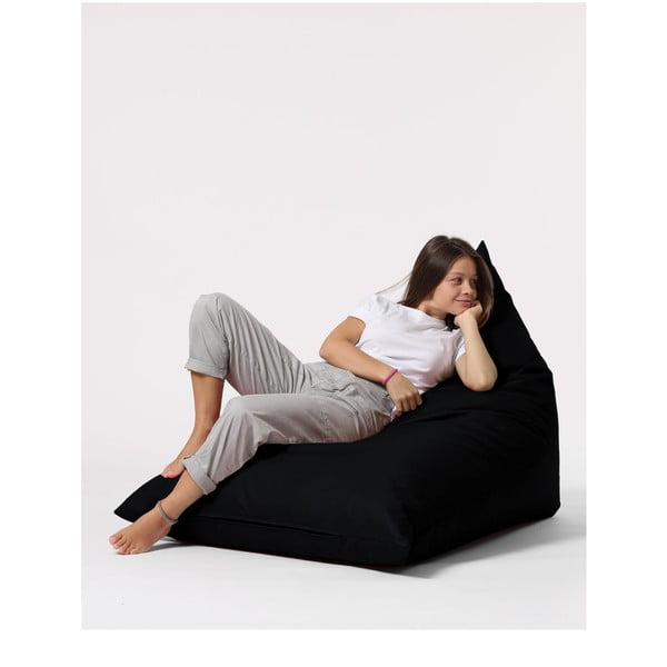 Czarny ogrodowy worek do siedzenia Pyramid – Floriane Garden-image-1