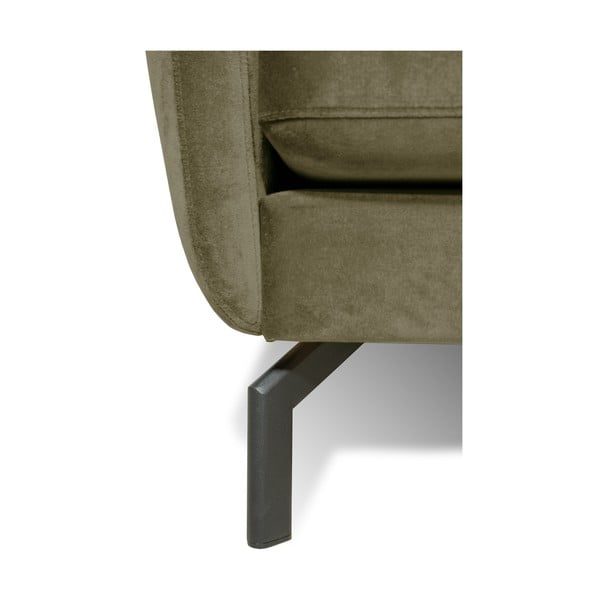 Zielona sofa z aksamitnym obiciem Scandic Magic, szer. 230 cm-image-4