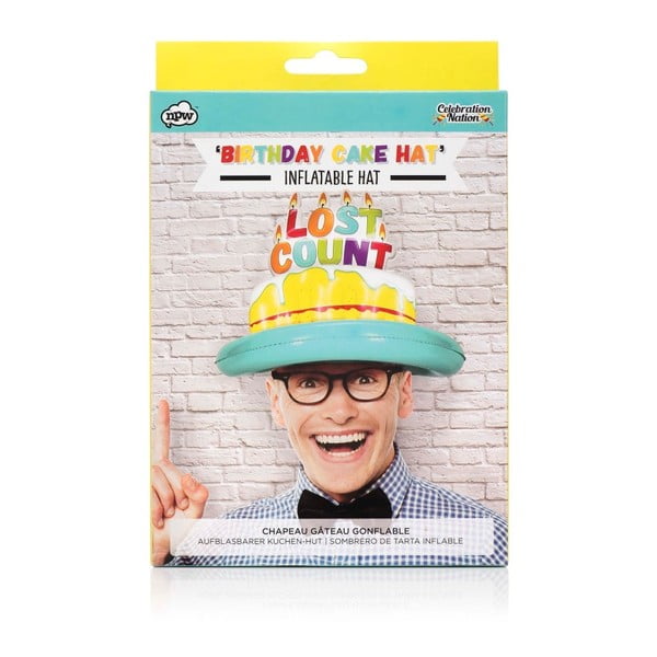 Dmuchana czapka urodzinowa NPW Birthday Hat Adult