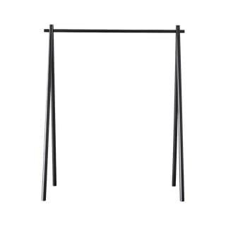 Czarny wieszak z drewna sosnowego Karup Design Hongi Black