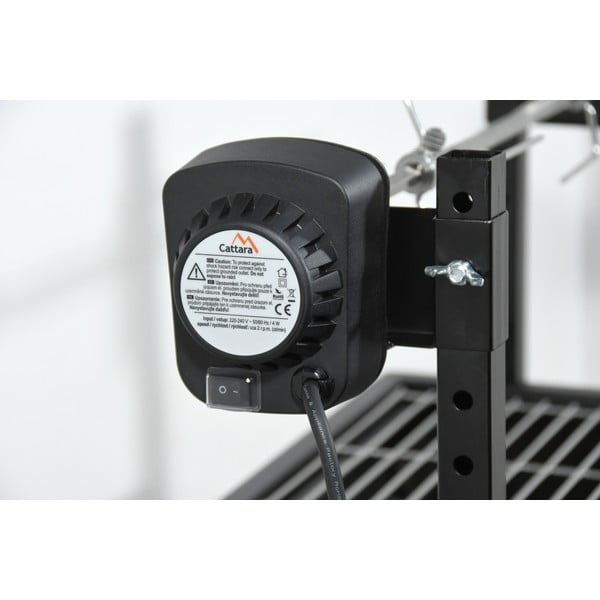 Grill z rożnem Cattara Barbecue, dł. 60 cm-image-4