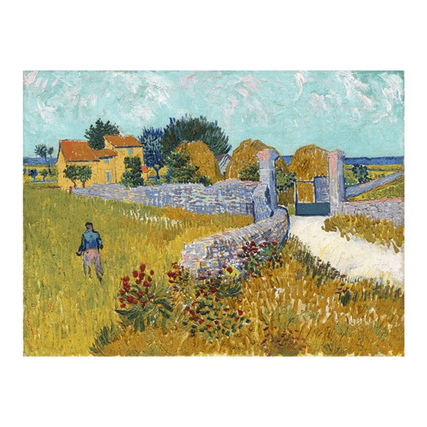 Reprodukcja obrazu Vincenta van Gogha - Farmhouse in Provence, 60x45 cm