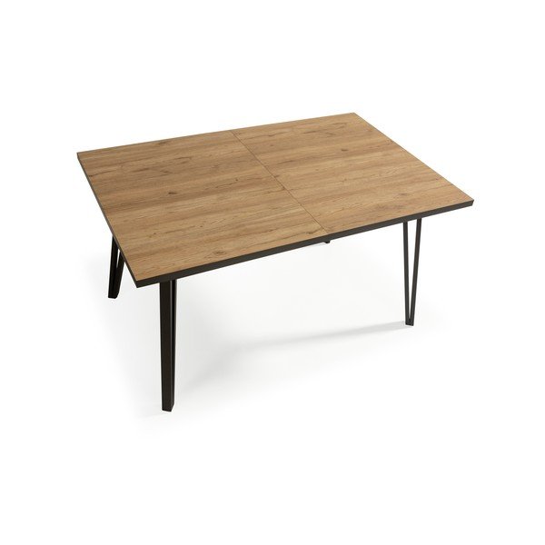 Stół z blatem w dekorze dębu 90x140 cm Cleo – Marckeric-image-4