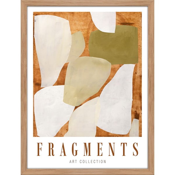 Plakat z ramą w zestawie 32x42 cm Fragments   – Malerifabrikken
