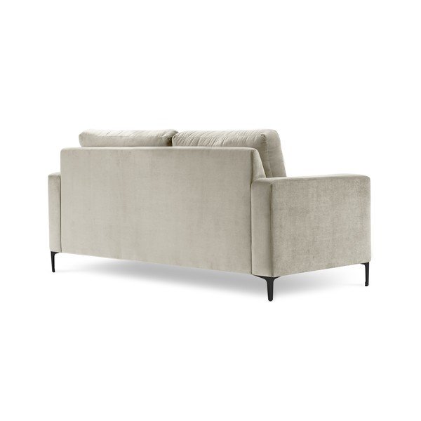 Beżowa aksamitna sofa Kooko Home Harmony, 158 cm-image-3