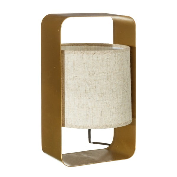 Złota lampa stołowa Denzzo Gatria, 35 cm