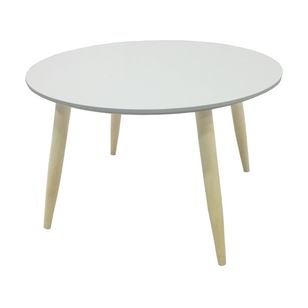 Biały stolik 13Casa Pastel, Ø 58 cm