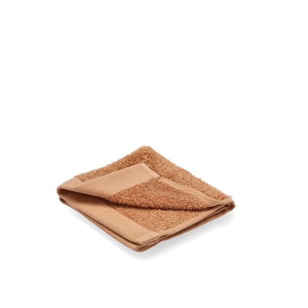 Pomarańczowy ręcznik z bawełny organicznej 30x30 cm Comfort − Södahl