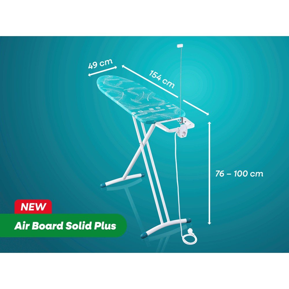 Deska do prasowania 120x38 cm AirBoard M Solid Plus NF – LEIFHEIT (zdjęcie 3)