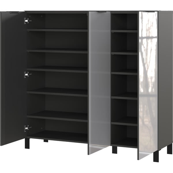 Antracytowa szafka na buty Ceduna – Germania-image-3