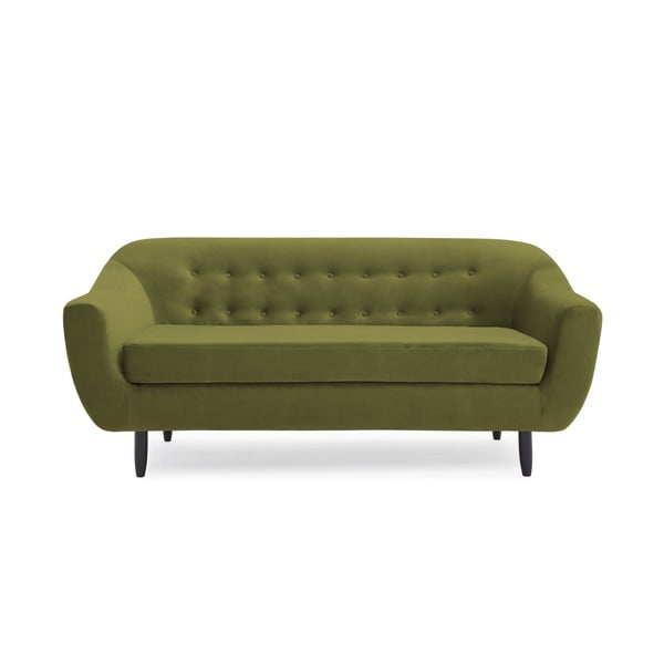 Zielona sofa 3-osobowa Vivonita Laurel Olive
