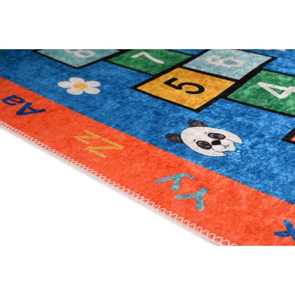 Pomarańczowy dziecięcy dywan do zabawy odpowiedni do prania 120x180 cm Hopscotch Orange – Vitaus-image-2