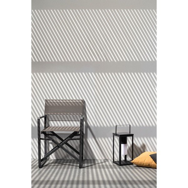 Czarny lampion LED solarny/na USB (wysokość 38 cm) Solar – Bizzotto-image-1