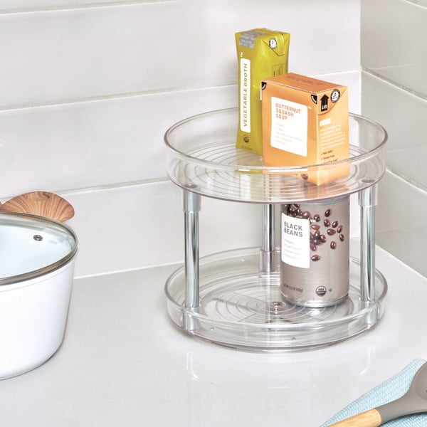 Obracany stojak na przyprawy iDesign Linus, ⌀ 22,9 cm-image-4