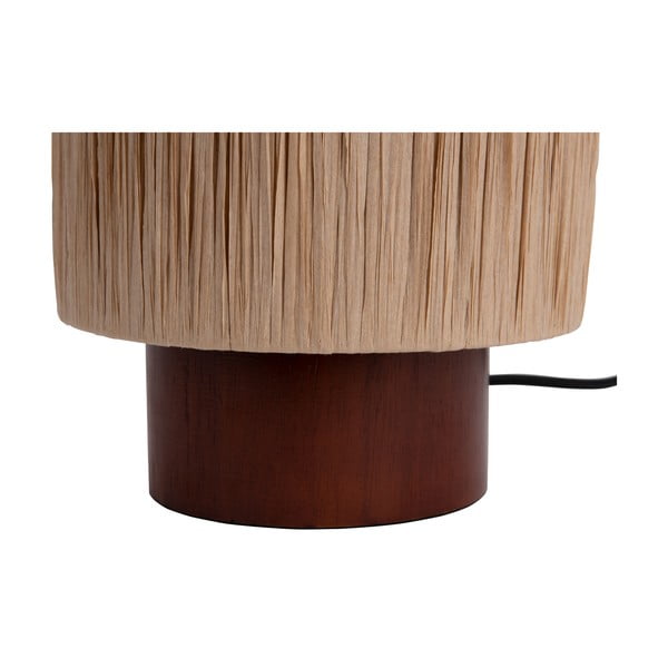 Lampa stołowa z kloszem z plecionki papierowej (wys. 28,5 cm) Sheer – Leitmotiv-image-2