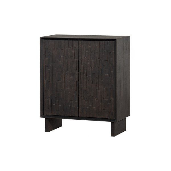 Ciemnobrązowa szafka z litego drewna mango 80x95 cm Til – Basiclabel -image-2