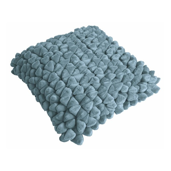 Niebieska poduszka ZicZac Pebble, 45x45 cm