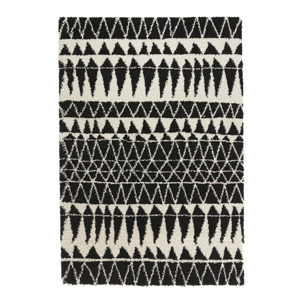 Czarno-biały dywan Mint Rugs Allure Black, 120x170 cm