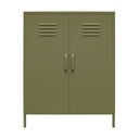 Metalowa szafka w kolorze khaki 79x100x39 cm Bradford – Støraa