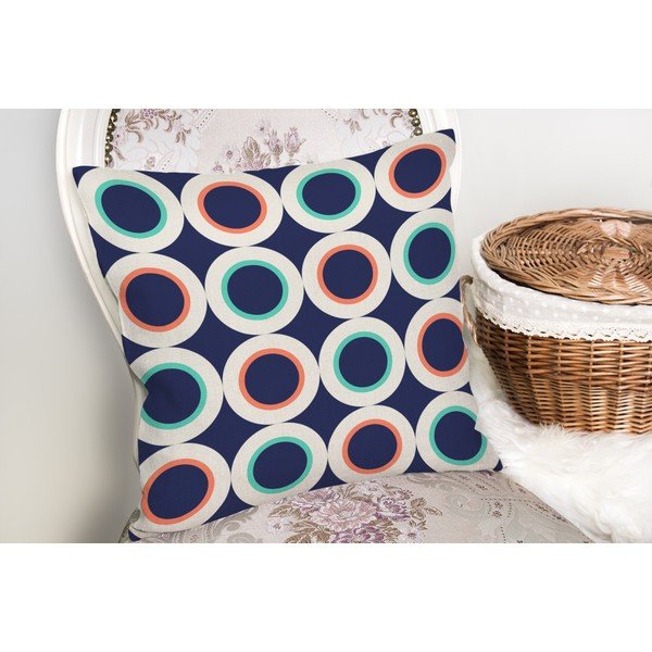 Poszewka na poduszkę z domieszką bawełny Minimalist Cushion Covers Ring Modern Luto, 45x45 cm-image-1