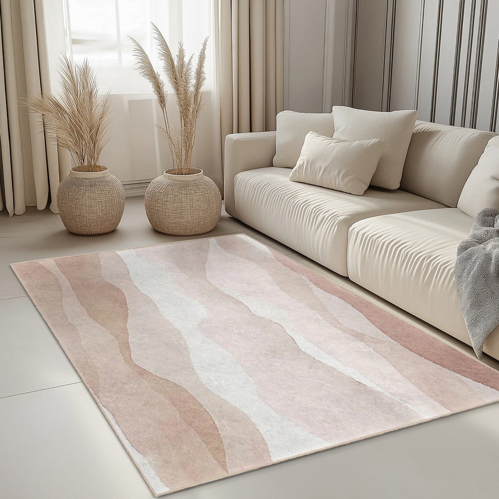Kremowy dywan odpowiedni do prania 80x150 cm Komodo Beach – Mila Home (zdjęcie 10)