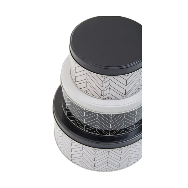 Metalowe pojemniki na żywność 3 szt. na żywność Urban – Premier Housewares-image-3